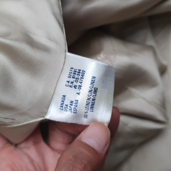 Escada Sport 100% Linen Herringbone BlazerJacket - Picture 7 of 11